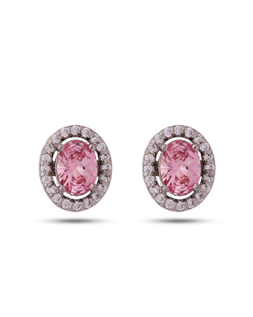 SOFT ROMANCE OVAL DIAMOND STUDS