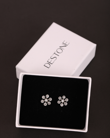 ROUND PETAL EARRINGS