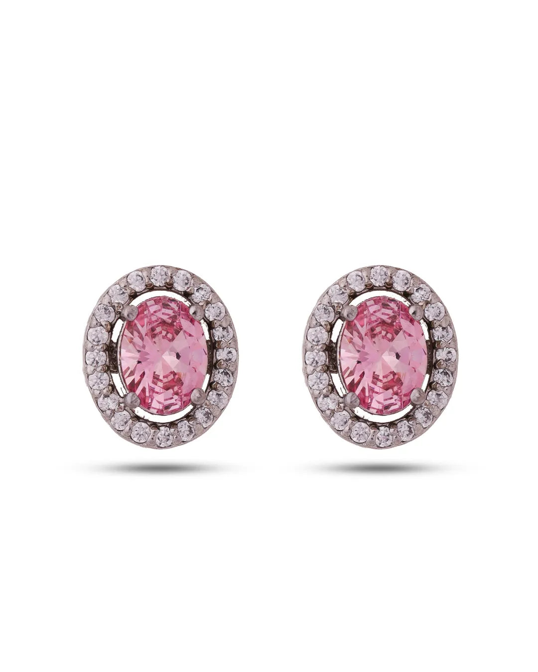 SOFT ROMANCE OVAL DIAMOND STUDS