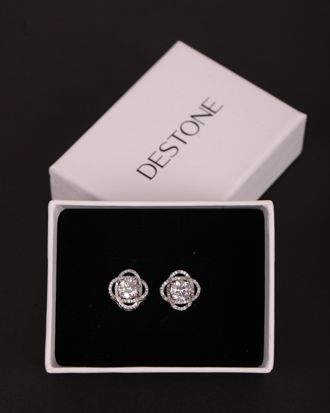 ETERNAL SOLITAIRE EARRINGS