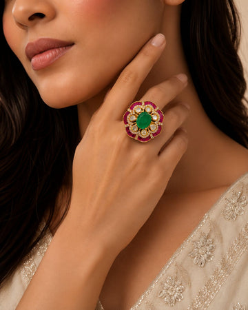 The Maison Emerald Ring