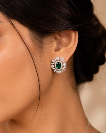 Evera Green Earrings