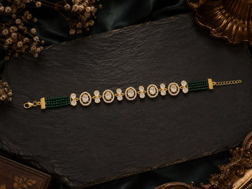 Trellis Polki Bracelet